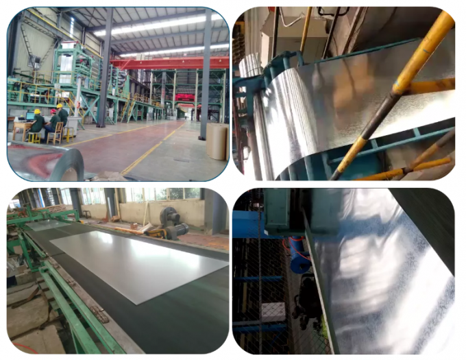 SECC PPGI Galvanised Plain Sheet 1m 2m Flat Sheet Galvanised Steel