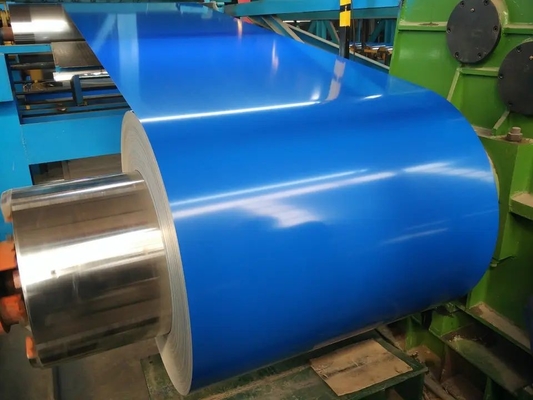 ASTM A36 Prepainted PPGL PPGI Coated Steel Coil Sheet Metal Width 1200mm 1250mm