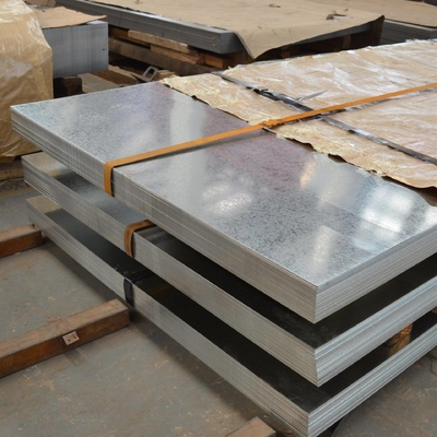 16 18 Gauge Galvannealed Steel Sheet DX51D+Z275 Zinc Coated Heat Resistance For Construction