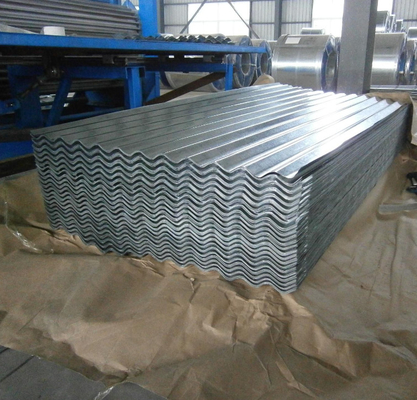 Corrosion Resistant 0.2-0.6mm Gi Corrugated Metal Roofing Plate Galvanized Steel Sheet