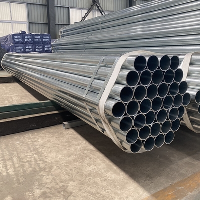 Q235 40-60g/M2 Zinc Galvanized Steel Pipe Building Hot Dipped Galvanized GI Pipe ASTM 0.3-2.2mm