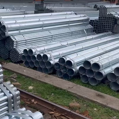 Han Steel Seamless Galvanized Round Sheet Metal Pipe DX51D Z265 70 Thickness ISO9001