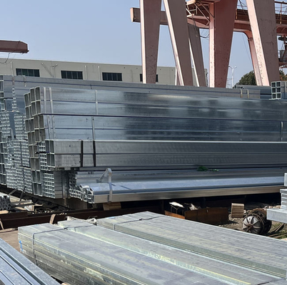 Q235 Q345 Wu Steel Galvanized Iron Square Pipe 6m Length Structure Pipe