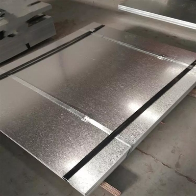 Spangle Galvanized Steel Sheet Plate EN10142 1000-6000MM Z40-Z200g/M2