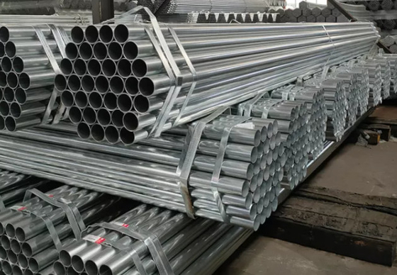 ASTM Round Hot Dip Galvanized Steel Pipe Q195-Q235 6m-12m Wu Steel