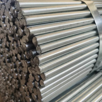 Galvanised Steel Round Bar Galvanized Steel Bar 20-300mm ISO For Construction Rebar