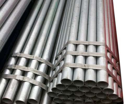 Round Galvanized Steel Pipe 12M 6M 6.4M 5.8-12M DIN EN Galvanised Steel Tube