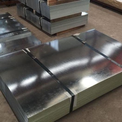 Z30 Hot Dipped Galvanized Sheet DINEN 10142 2000mm DX53D DX54D Hot Dip Galvanized Steel Plate