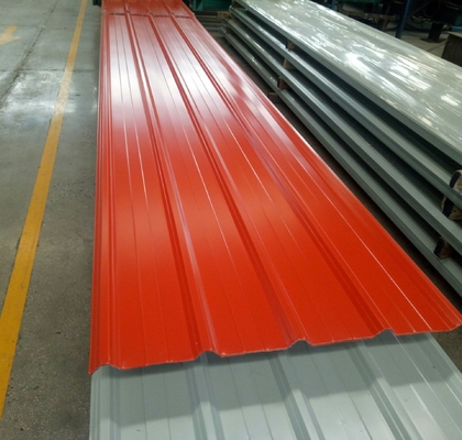 PPGI Corrugated Color Coated Plate Metal Zinc Painted Roof Tiles Galvanized Plate