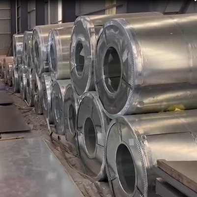 GI Hot Dipped Galvanized Coil Regular Spangle 600mm Slit Edge Full Hard