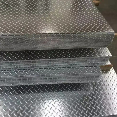 Diamond Embossed Galvanized Gi Chequered Plate With Many Pattern In Stock