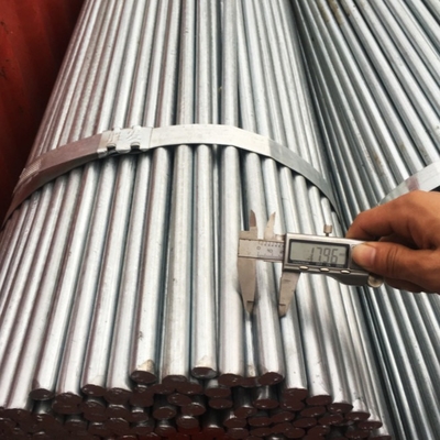 SAE1006 SAE1008 Galvanized Carbon Steel Bar Stock Rod For Wire Nail Making 1 - 12m