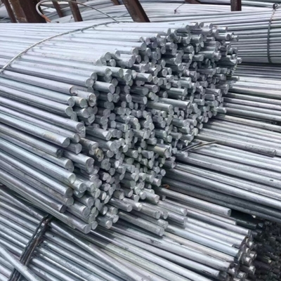 A36 5m Galvanized Steel Round Bar 1200mm JIS G3302 DX54D Z260