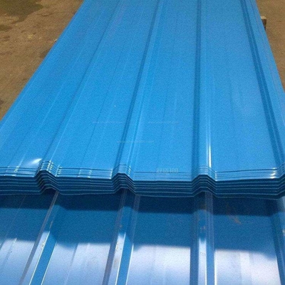 DX51D Z60 Color Coated Plate Galvanized Blue Steel Sheet Wall Decoration