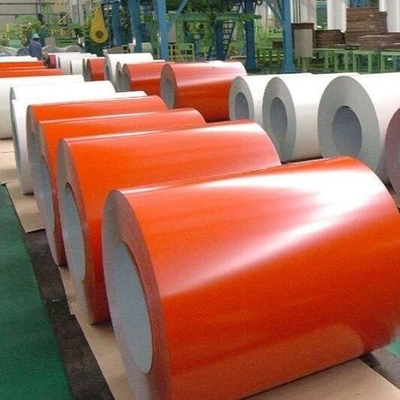 1.2mm Colour Coated Plain Sheets Red Color Coated Roofing Sheet BS ASTM GB
