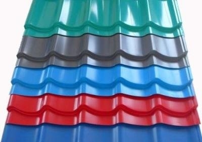 Cutting Punching Gi Colour Coated Roofing Sheets 6000mm For Buliding