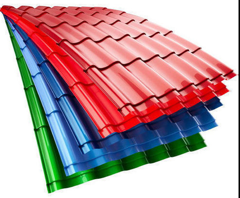 GB Color Coated Steel Roofing Sheet Width 1000 1219 1250 1500mm PPGI Colour Coated Sheet