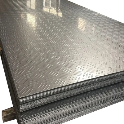 Zero Spangle Galvanized Checkered Steel Plate Roll Hot Rolled GI Checkered Sheet