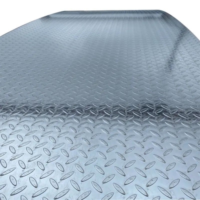 Zero Spangle Galvanized Checkered Steel Plate Roll Hot Rolled GI Checkered Sheet