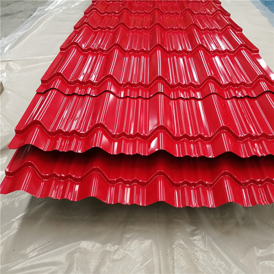 Galvanized Color Coated Plate Sheet Corrugated Steel Gi Iron Roofing 275g / ㎡