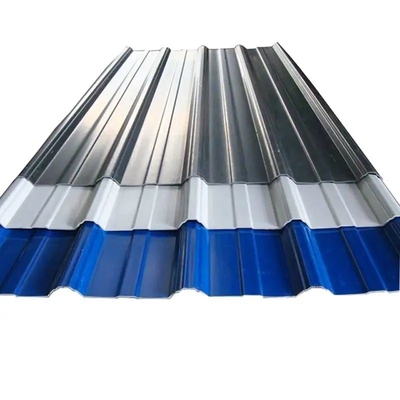 Zinc Roofing Color Coated Sheet Iron Galvanized Steel Metal Gi Corrugated 2000mm