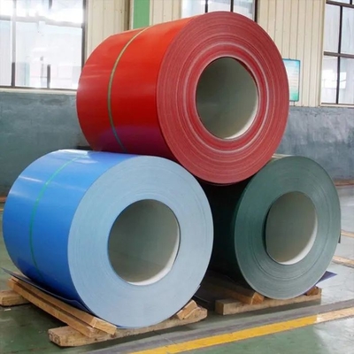 280 - 420Mpa AZ41 - AZ60 PPGI Steel Coil Big Spangle ID508 / 610mm