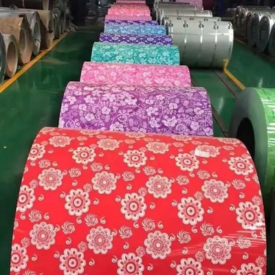 600-1250mm PPGI Galvanized Roofing Sheet Coil ID 508 / 610mm