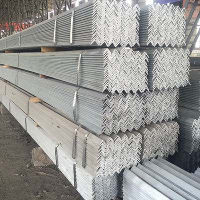 Hot Dipped Q235 Q345 Galvanized Angle Steel Equal Building Material Good Stability