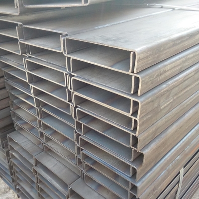 A53 Q195 Q235 Galvanized Channel AISI ASTM Steel Profile Building Frame High Intensity
