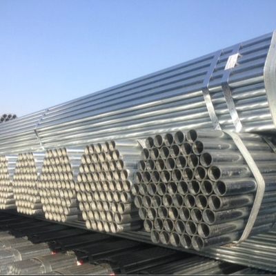 Q235 Q195 Q215 Round Galvanized Pipe 3 Inch 4 Inch Customized Welding In Construction