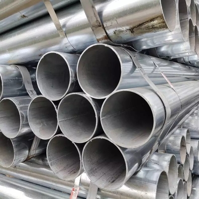 Astm A36 A53 1 2 Galvanized Pipe Hot Dipped Q235b Q345a Erw Welded Round In Oil Gas
