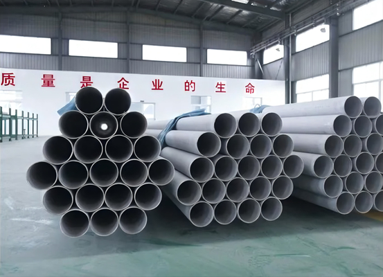 SS ASTM 201 304 316L 347 Grade Stainless Steel Pipe Hot Rolled For Buildings