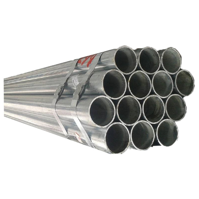 ISO9001 Q195 Q345 Material Galvanized Steel Pipe Hot Dipped For Construction