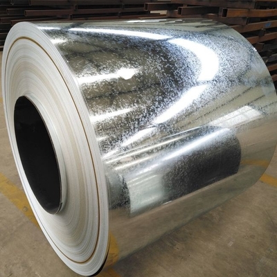 Z180 DX51D Galvanized Steel Coil High Strength 600mm Width Regular Spangle