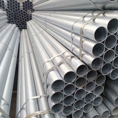 ST082 ERW Galvanized Steel Pipe 2 Inch 3 Inch Punching 8m Length Or Customized