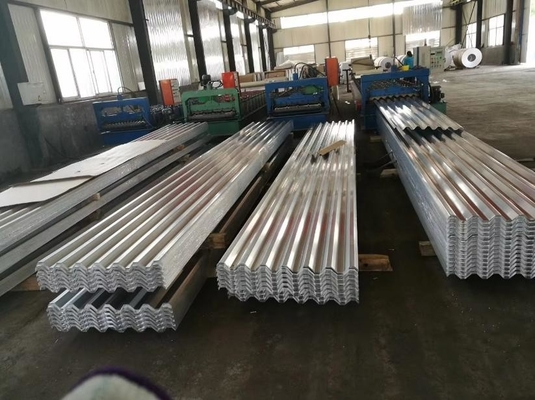 0.5mm Thickness Corrugated Galvanised Sheets 1220*2440mm G550 SGCC Roorfing Sheet