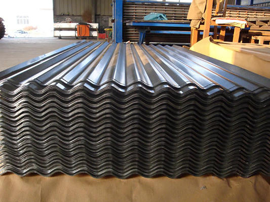 Corrosion Resistant 0.2-0.6mm Gi Corrugated Metal Roofing Plate Galvanized Steel Sheet