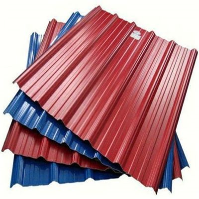 PPGI Corrugated Color Coated Plate Metal Zinc Painted Roof Tiles Galvanized Plate