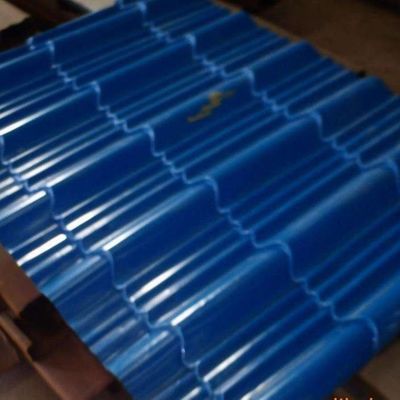 DX51D Z60 Color Coated Plate Galvanized Blue Steel Sheet Wall Decoration
